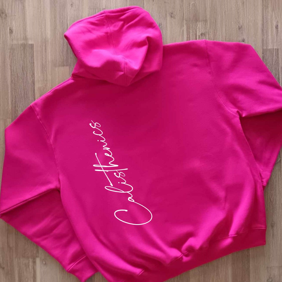 Hot Pink Hoodie - Attitude Collection' Classic White