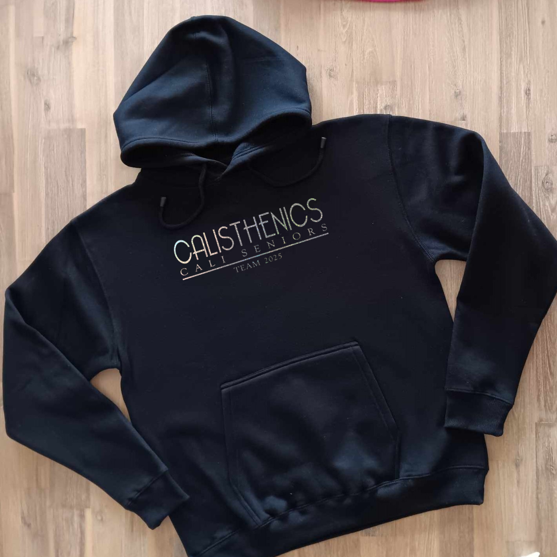 'Flair' Cali Seniors Team 2025 - Black Pocket Hoodie