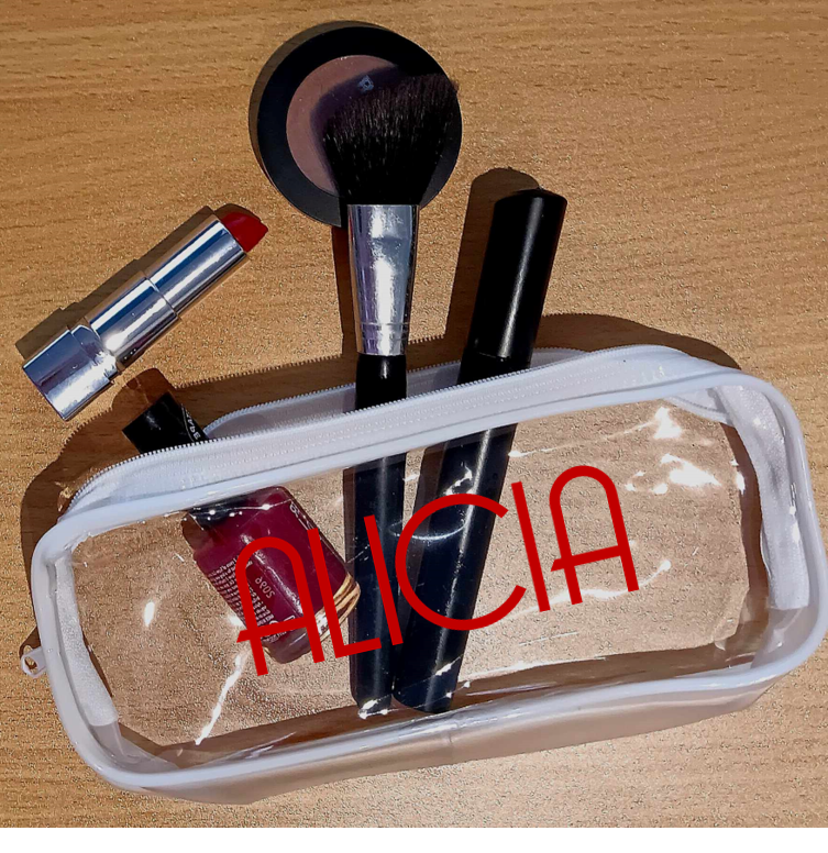 Keyzpark Personalised Soft cover Make up bag