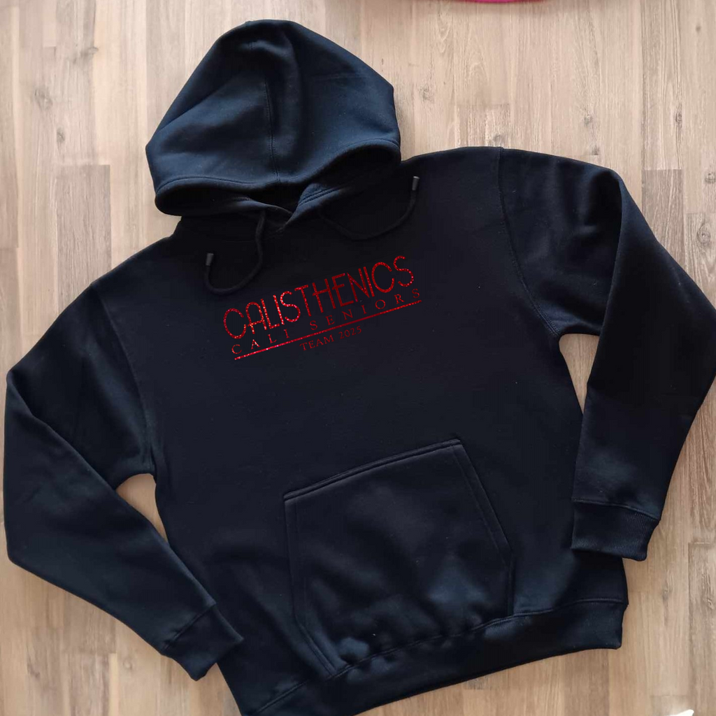 'Flair' Cali Seniors Team 2025 - Black Pocket Hoodie