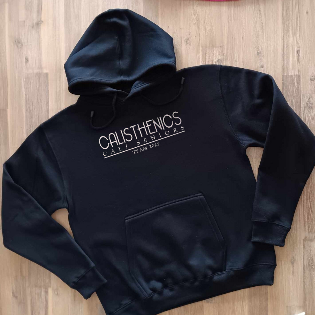 'Flair' Cali Seniors Team 2025 - Black Pocket Hoodie