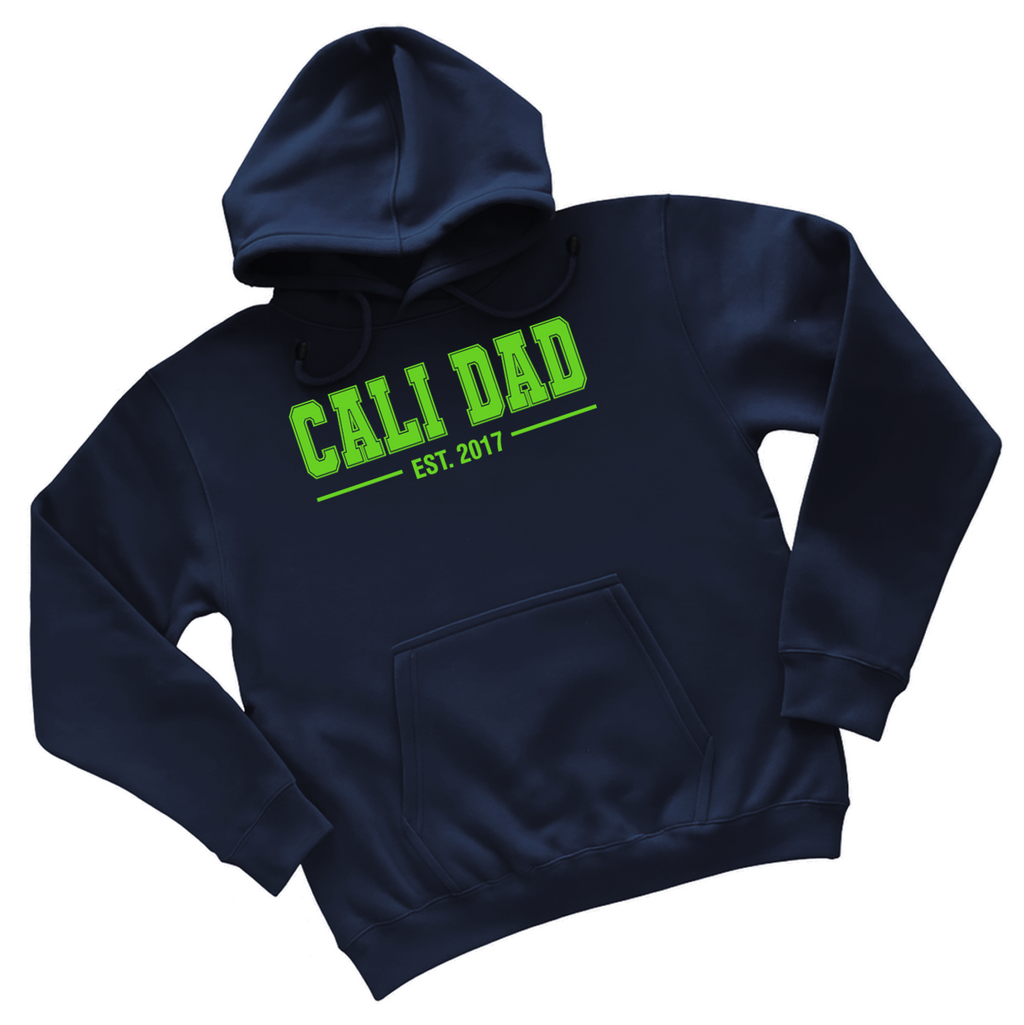 'Cali Dad' 2026 Collection - Classic Lime Green - Navy Apparel