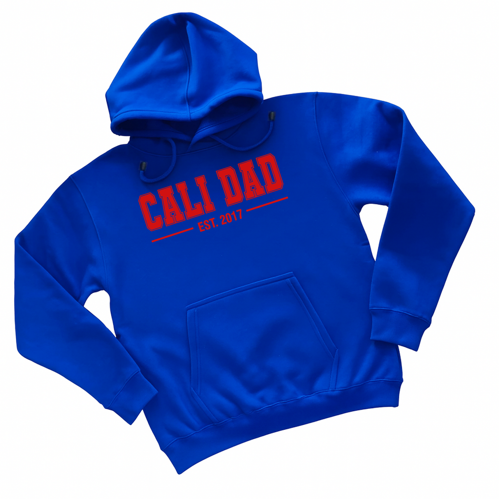 'Cali Dad' 2026 Collection - Classic Red - Royal Blue Apparel