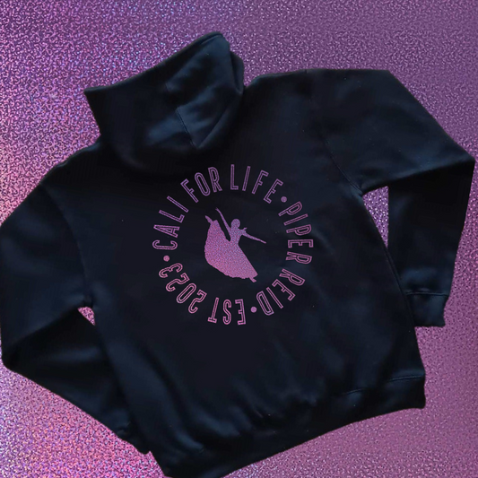 'Gem's Allure Collection' - Purple Holographic - Ladies & Men's Black jumper
