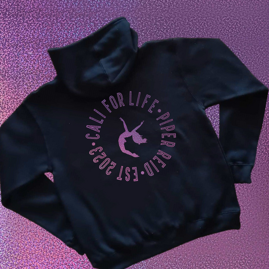 'Gem's Belle Collection' - Purple Holographic - Ladies & Men's Black jumper