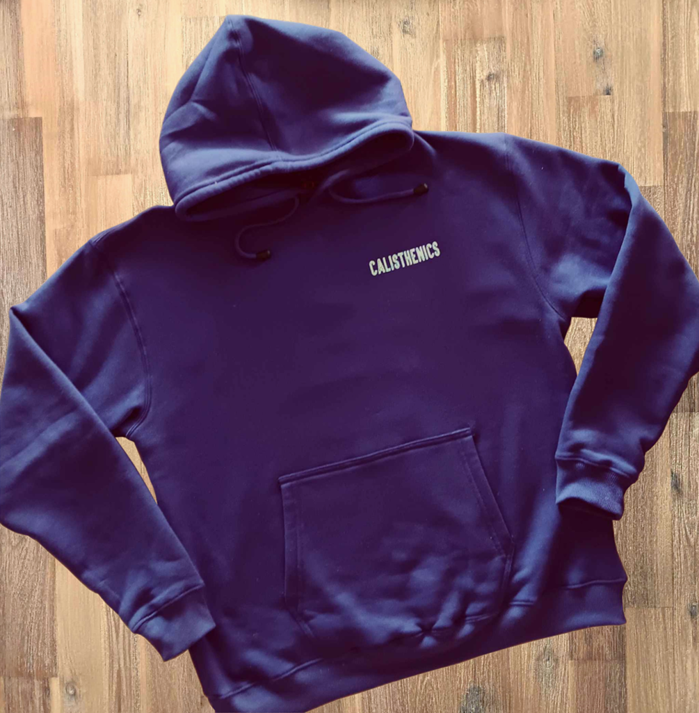 'Gem's Belle Collection' - Silver Holographic - Ladies & Men's Purple Hoodie