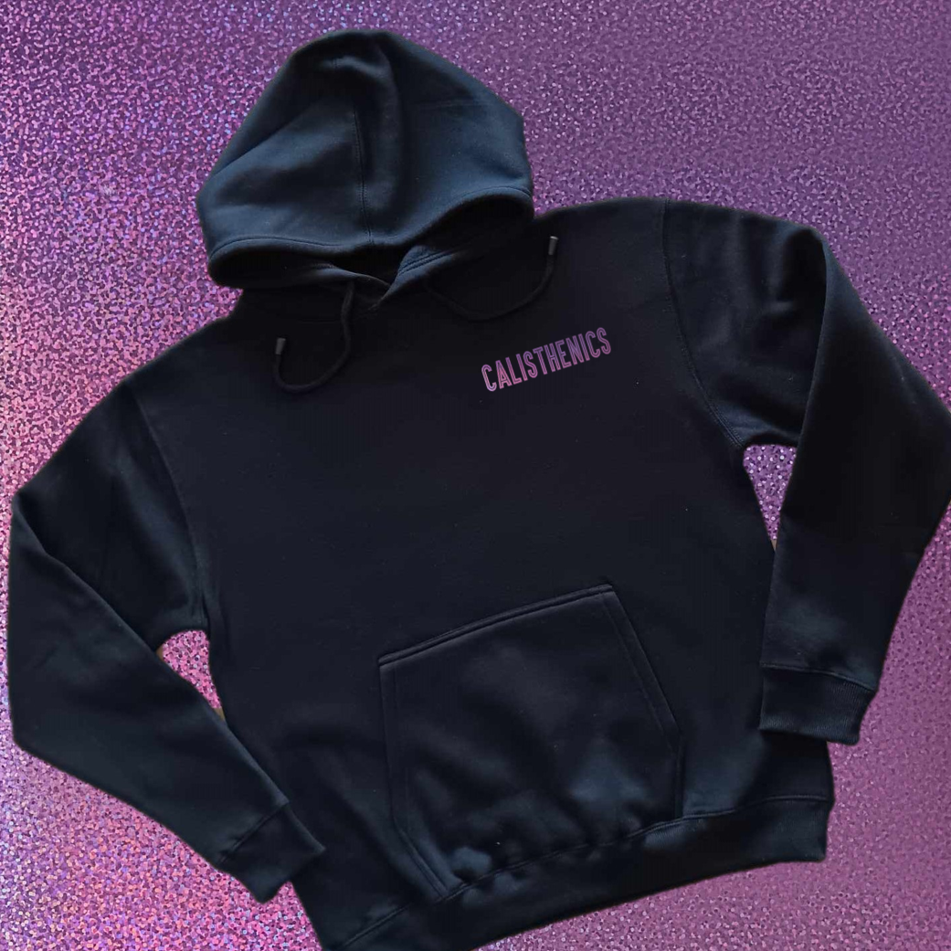 'Gem's Belle Collection' - Purple Holographic - Ladies & Men's Black jumper